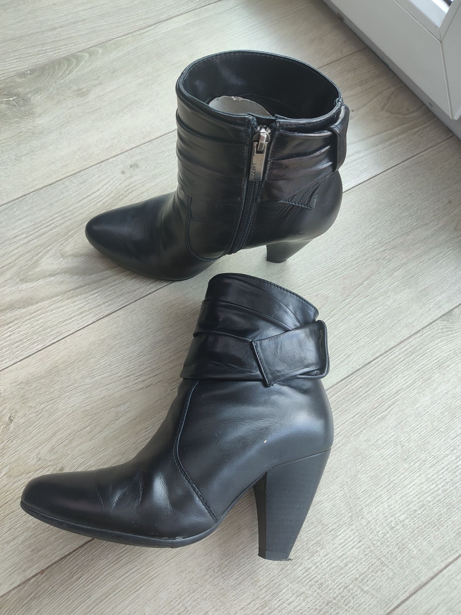 2x buty zimowe kozaki botki, szpilki Lasocki CCC rozmiar 35