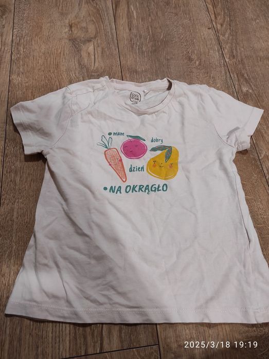 T-shirt dziewczęcy 104 koszulka dziewczęca 104 koszulka owoce 104