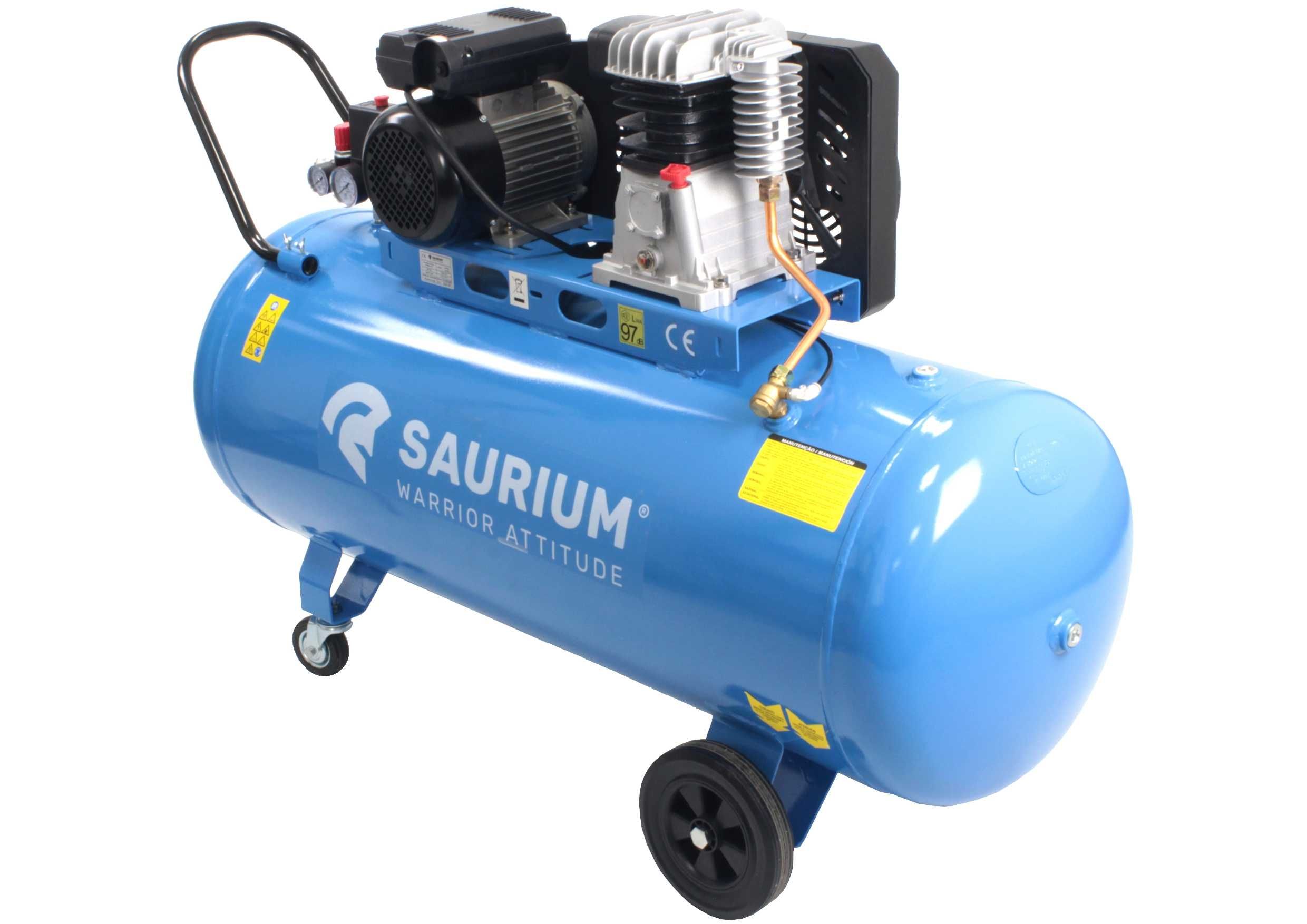 Compressor de Ar Correia, 200L, 3hp, 10Bar