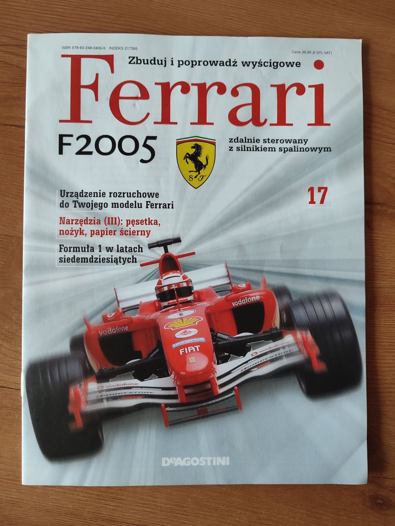 Ferrari F2005 17 model RC deagostini