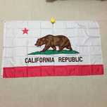 Флаг штата Калифорния 153см/93см (Новый в упаковке) Flag of California