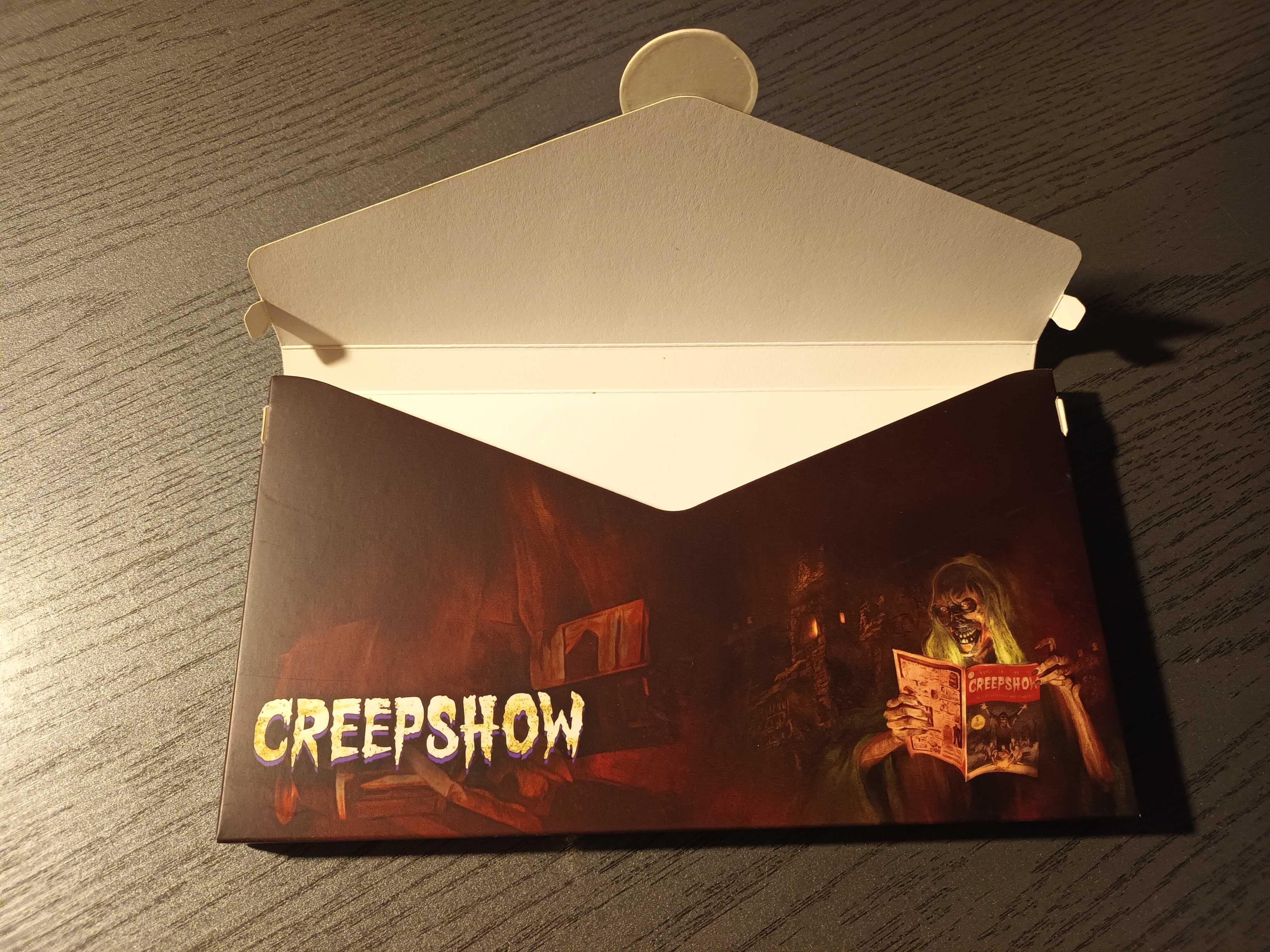 Creepshow AMC pudełko promocyjne z papieru