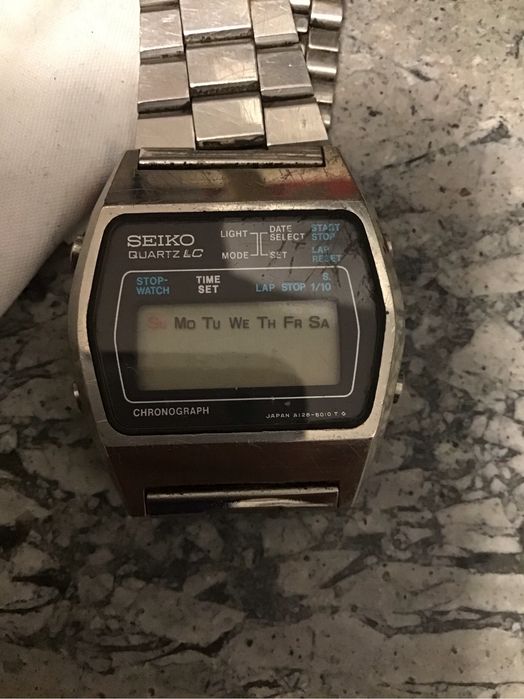 Zegarek elektroniczny seiko quartz lc