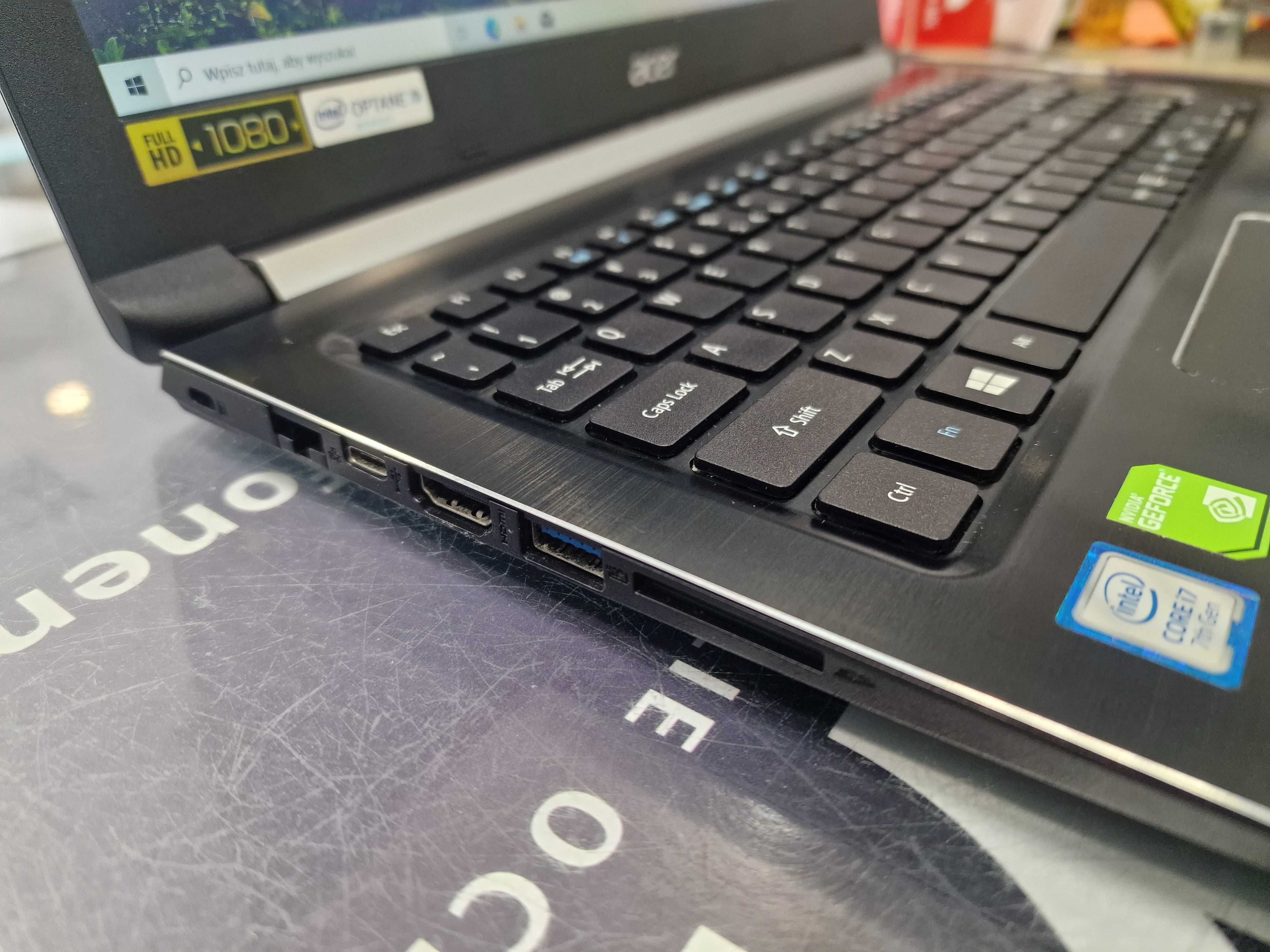 Acer Aspire 5 A515-51G/ i7-7500 2.70 GHz/ 12GB/ uszkodzona klawiatura