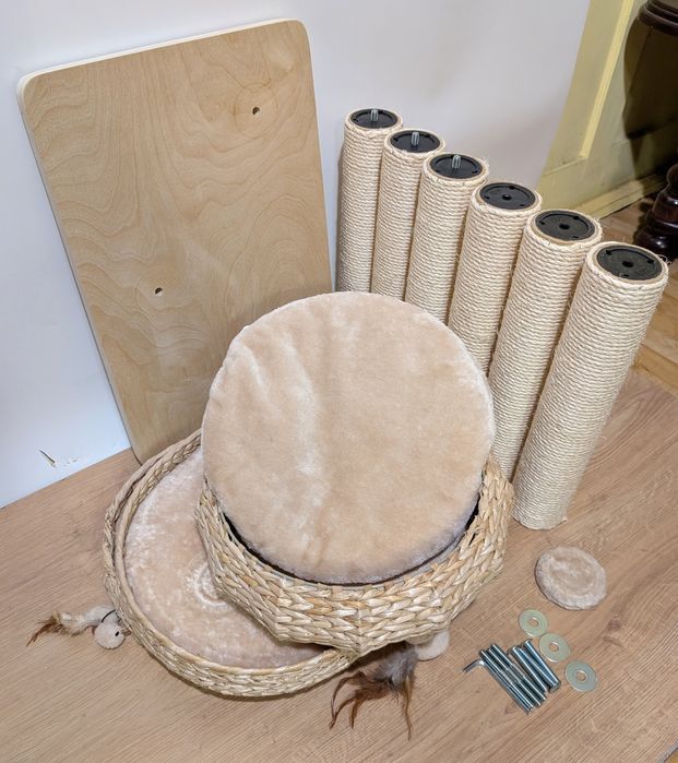 Natural Home Iii Drapak Dla Kota Beżowy 60X40X154Cm DUŻY - Defekt