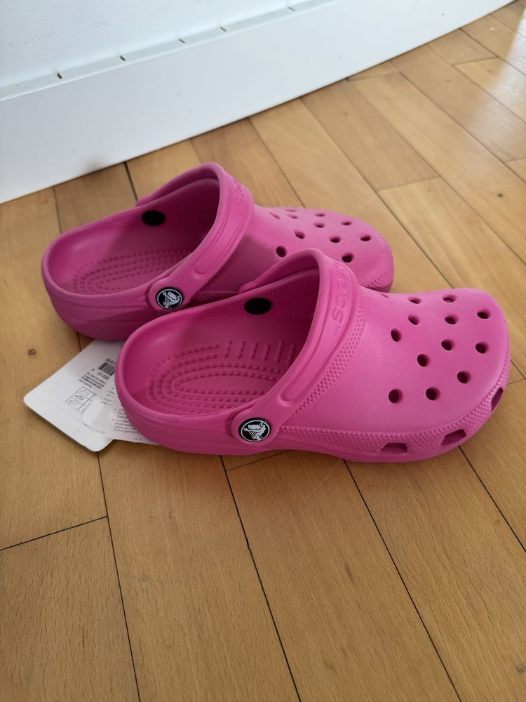 Crocsy dla dziewczynki różowe