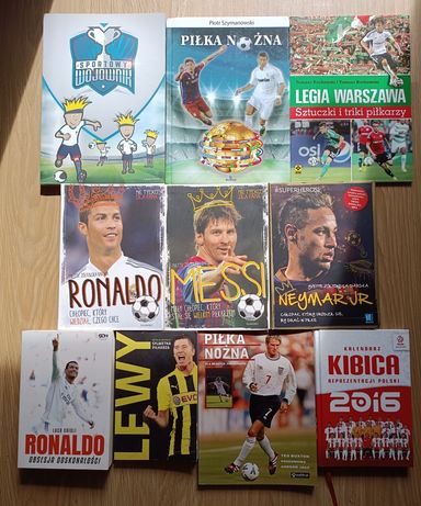 Messi Ronaldo Neymar Lewandowski zestaw książek dla fana piłki nożnej