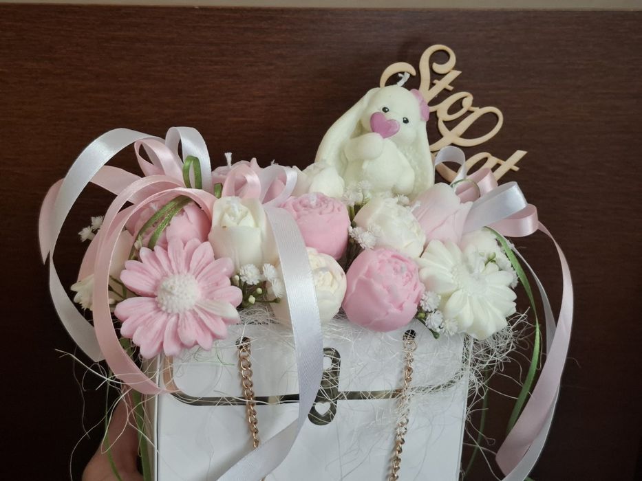 Prezent ze świec sojowych