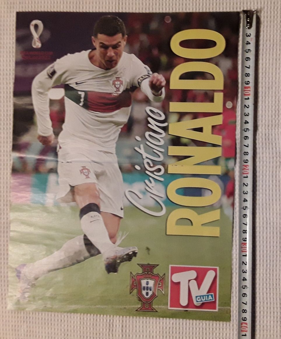 Poster Cristiano Ronaldo, Selecção Nacional, Qatar 2022, portes grátis