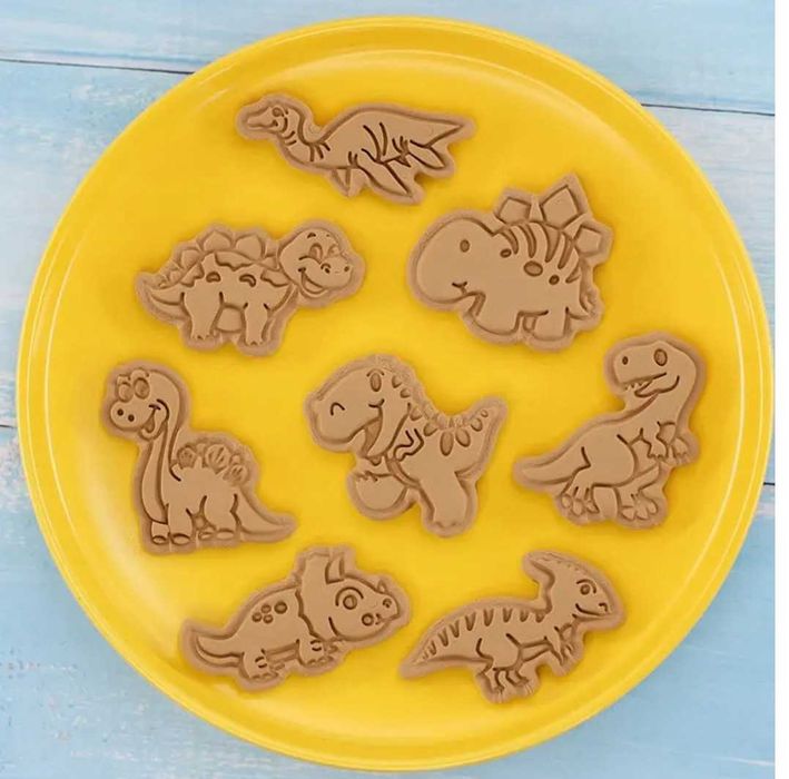 Wykrawacze forma do ciastek pierników stempelki dinozaury