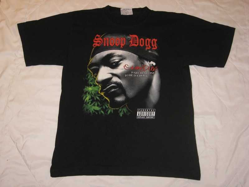 T-shirt koszulka Snoop Dogg raper trawka rap oldschool retro vintage