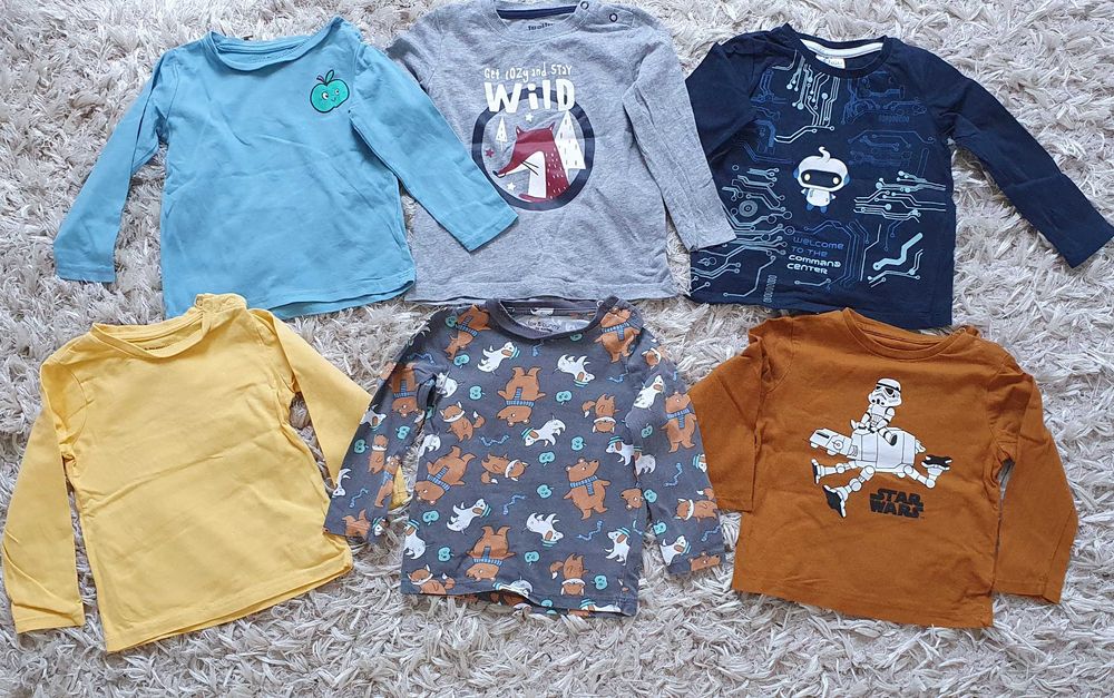 Mega paka ubranek dla chłopca rozmiar 86/92 - 40 sztuk