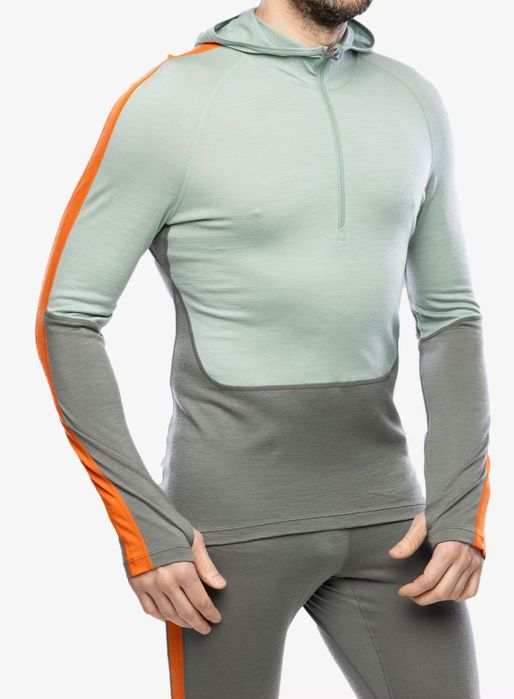 Bluza Icebreaker Merino 200 Sonebula LS Half Zip Hood – rozmiar M