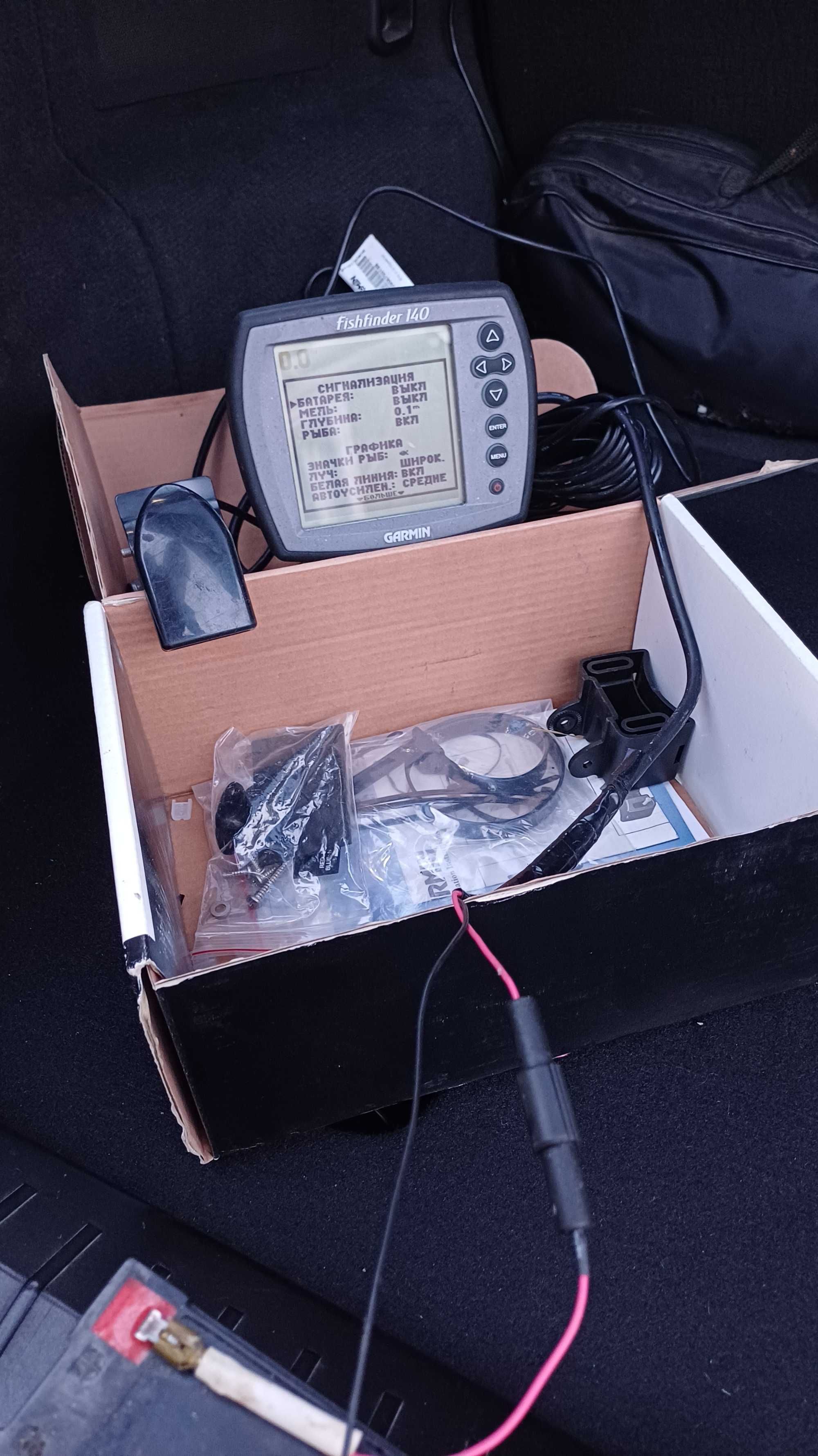 эхолот garmin fishfinder 140