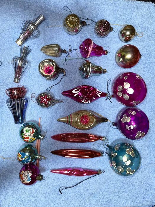 Елочные игрушки времён СССР