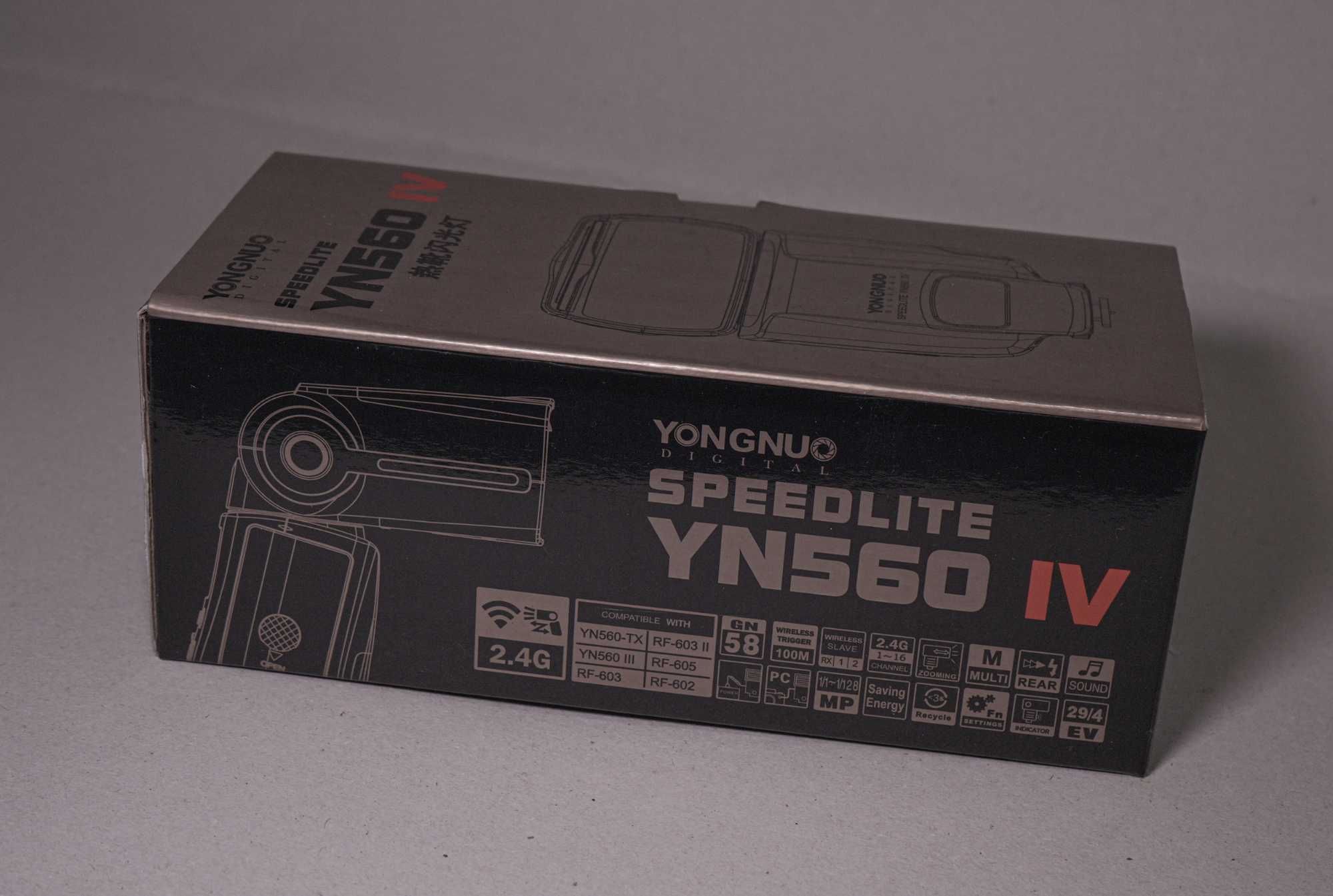 Flash Yongnuo Speedlite YN560 IV - NOVO Potência, Controle p/ sua Foto