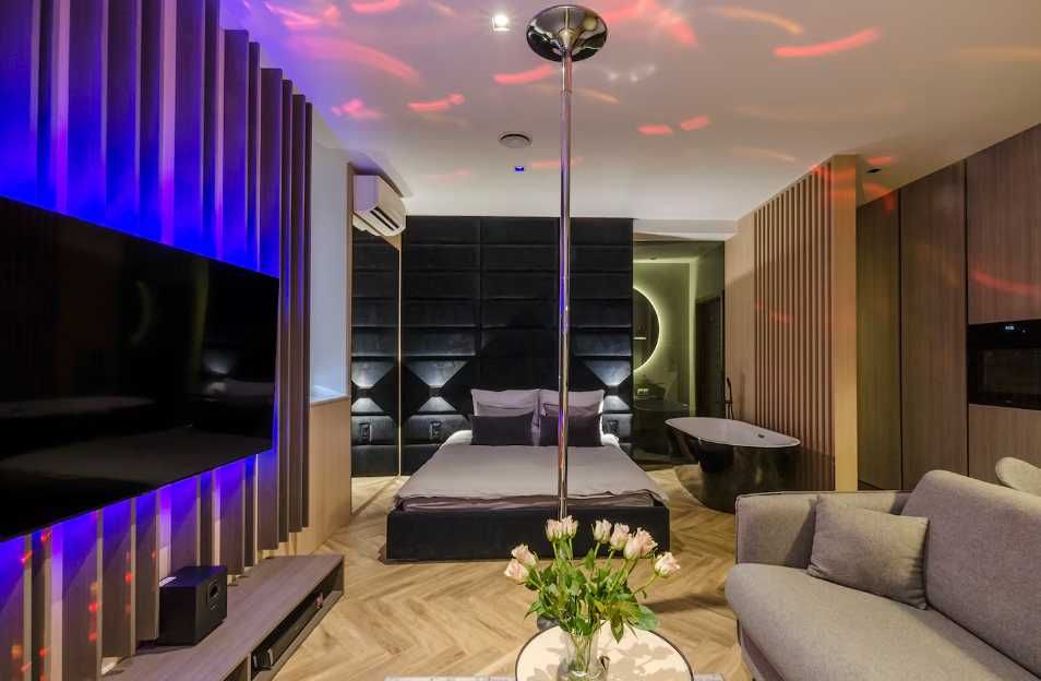 Prywatne Mieszkanie z Jacuzzi i Rurą do Tańca na wyłączność w centrum!