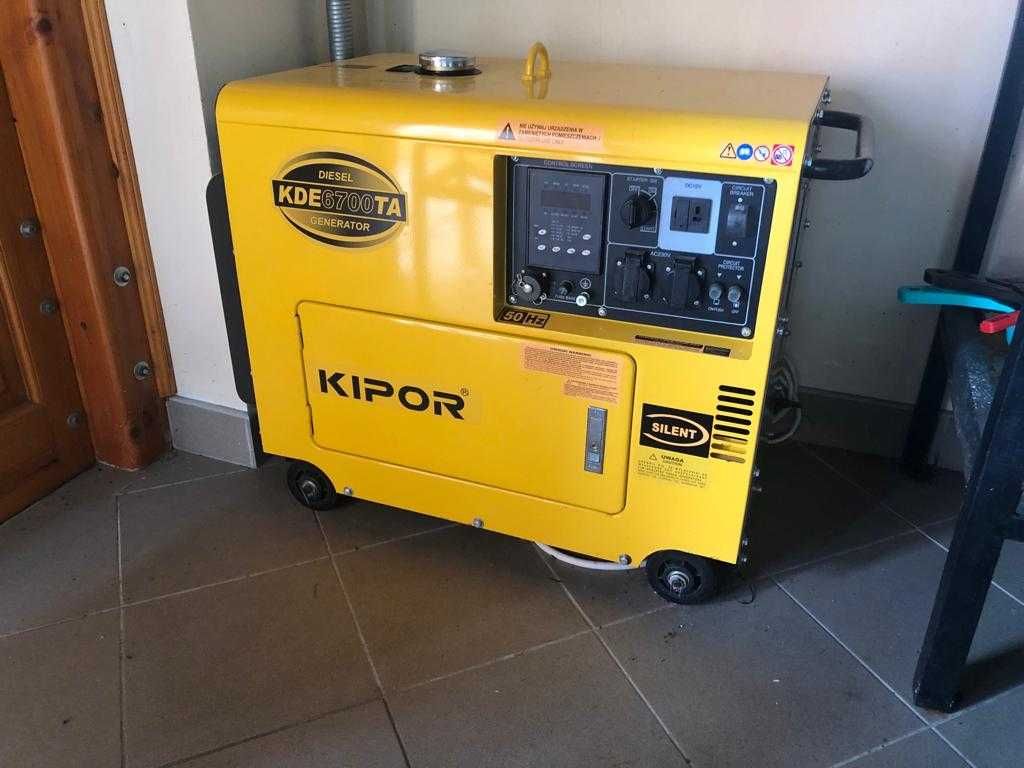 Agregat Prądotwóczy KIPOR KDE6700TA 5kVA/5kW