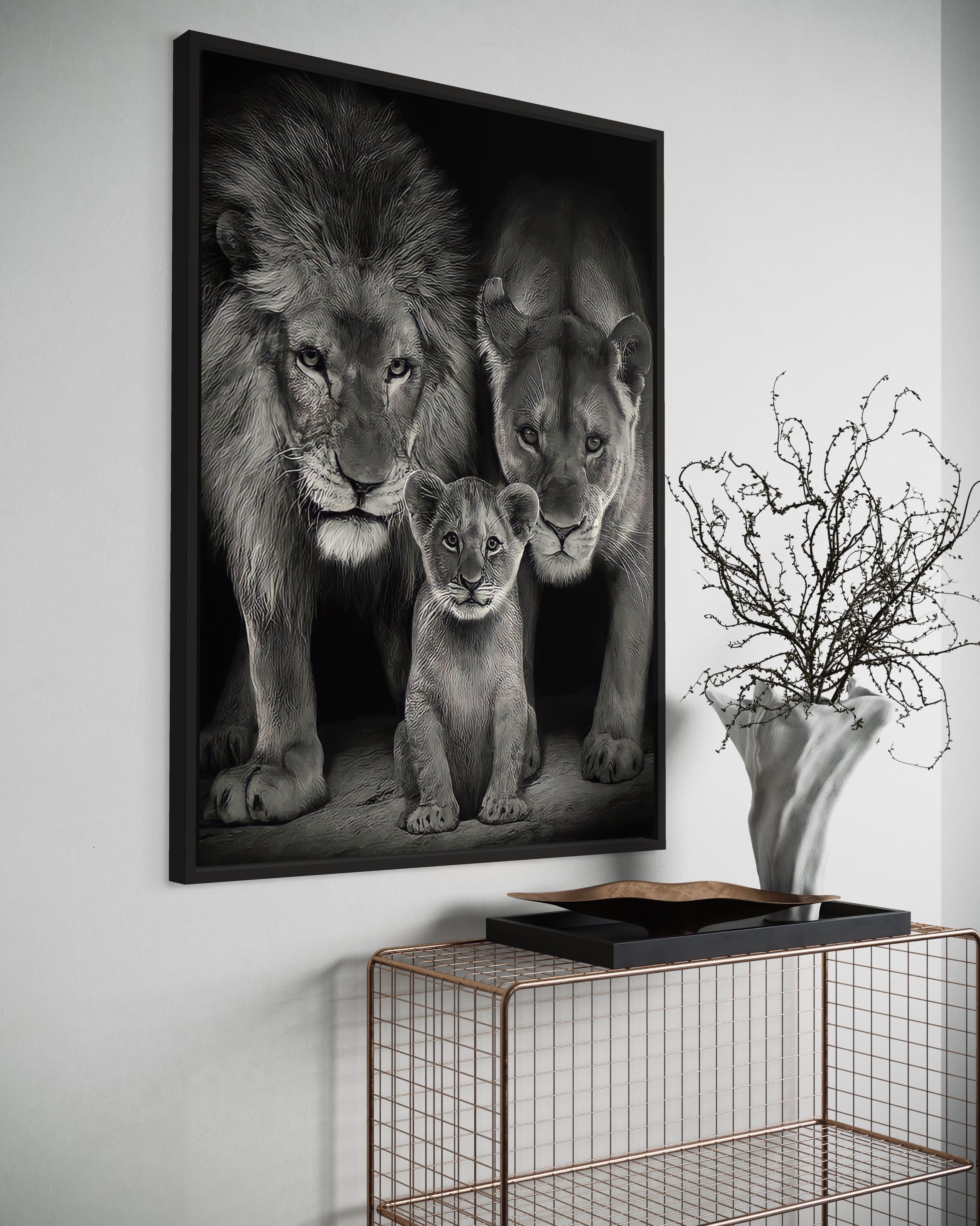 Quadro família de Leões