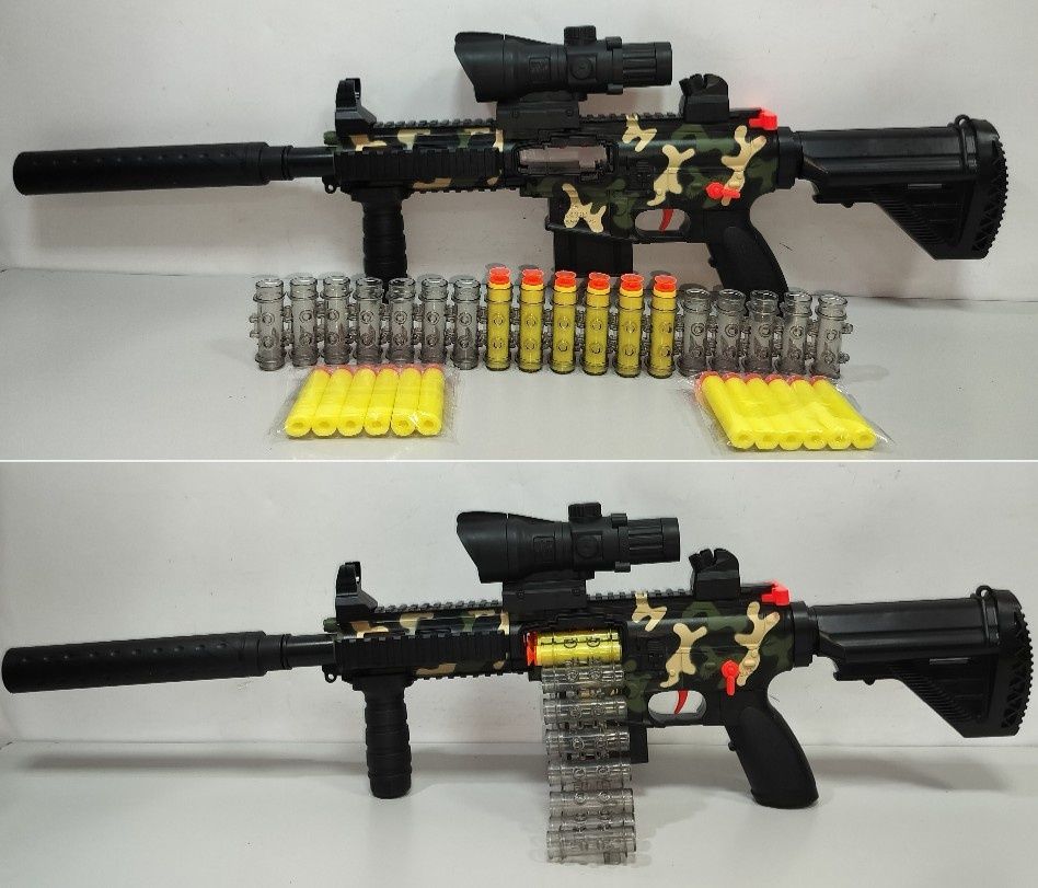 Детский автомат M416 на аккумуляторе, оптический прицел.