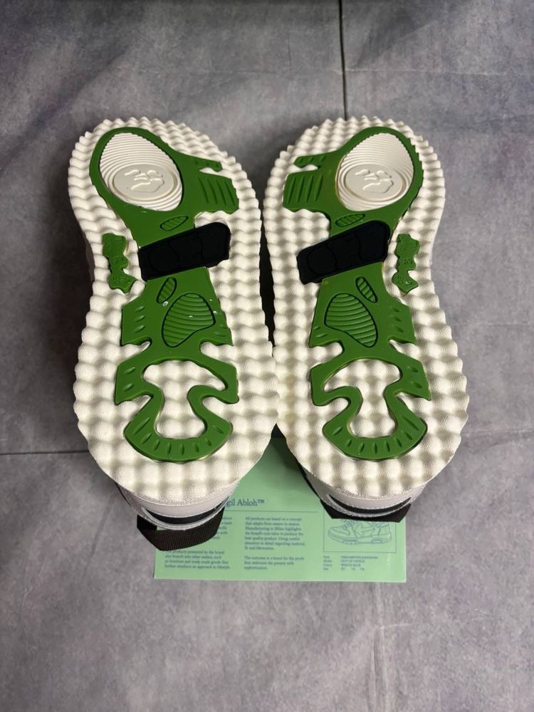 Кроссовки Off White Zapatillas - Lea , Black White , Офф Вайт 43 44