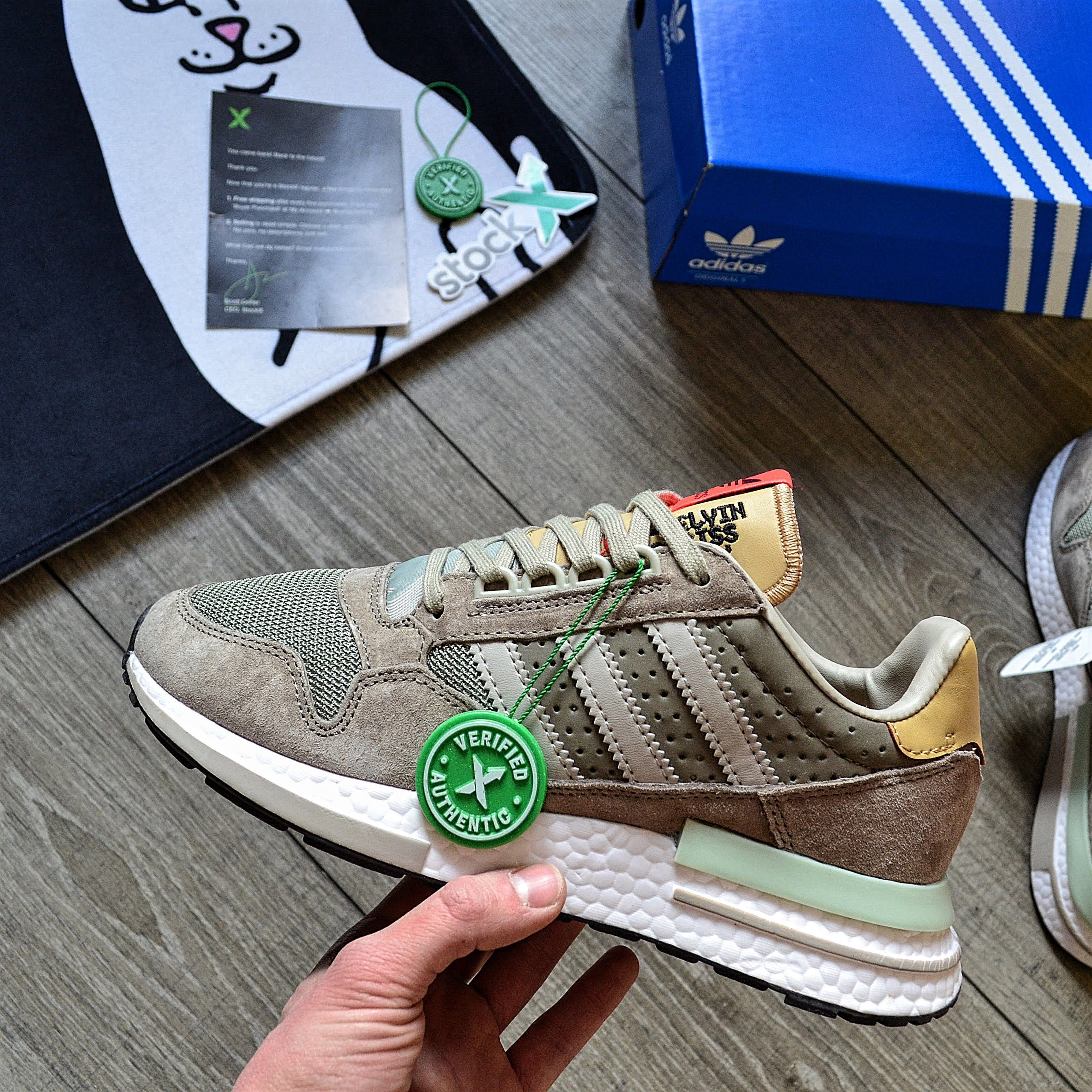 Мужские кроссовки adidas ZX 500 RM 'Sand Brown' Размеры 40-45