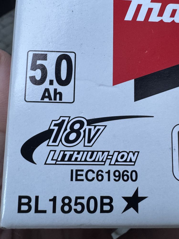 Makita Akumulator Bateria 18V Li-ion 5.0Ah BL1850B