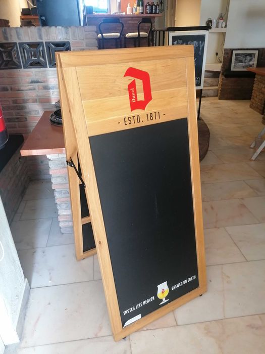 Quadro expository Duvel Cerveja pra Restaurante ou bar