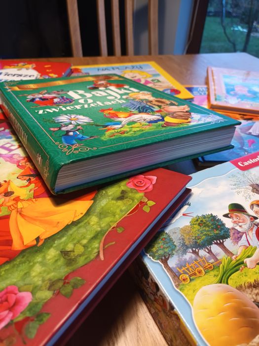 Książki, Baśnie dla dzieci, puzzle 4, 5lat
