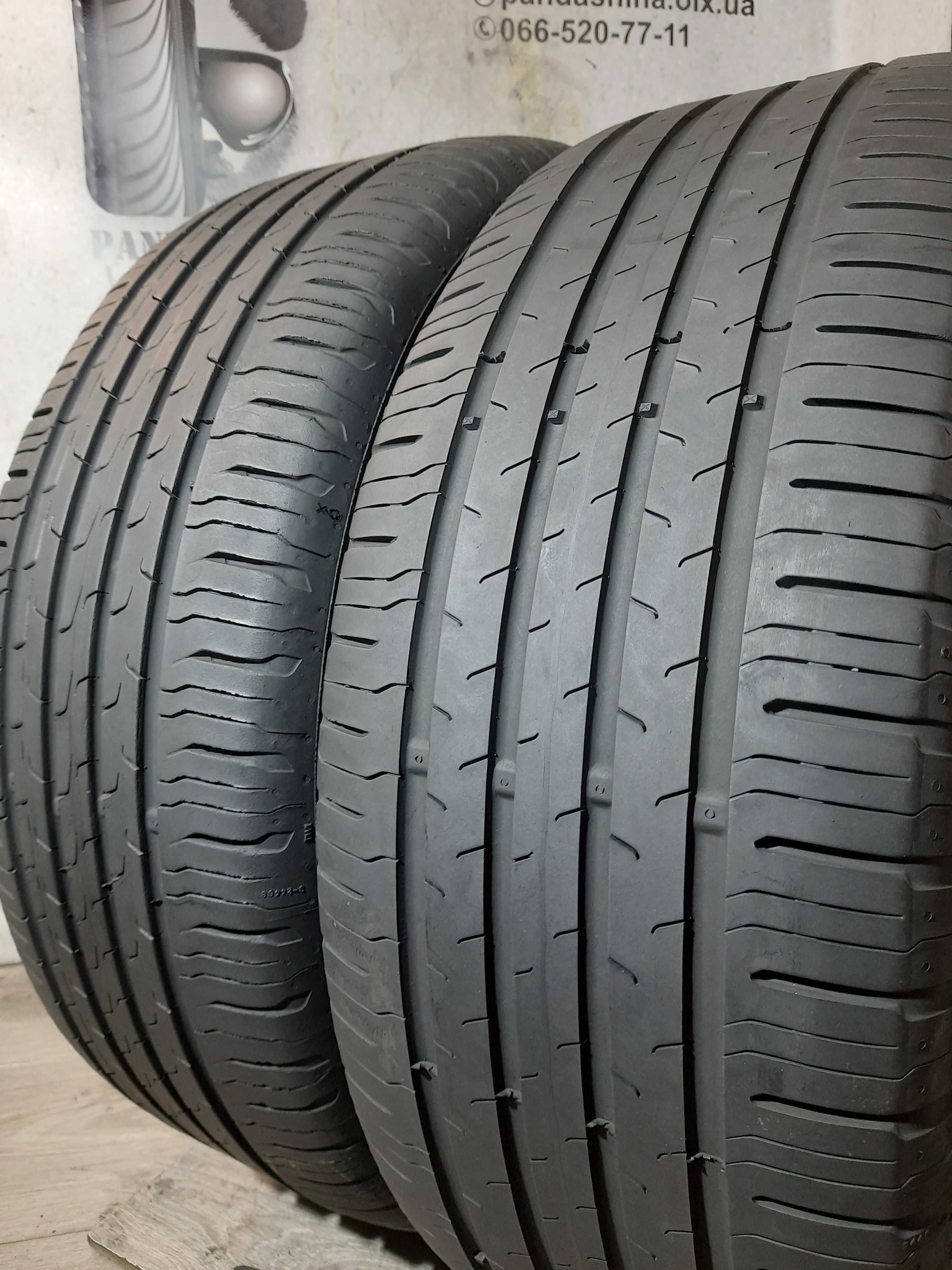 Шини 6мм 225/60 R16 CONTINENTAL EcoContact 6 б/у літо склад