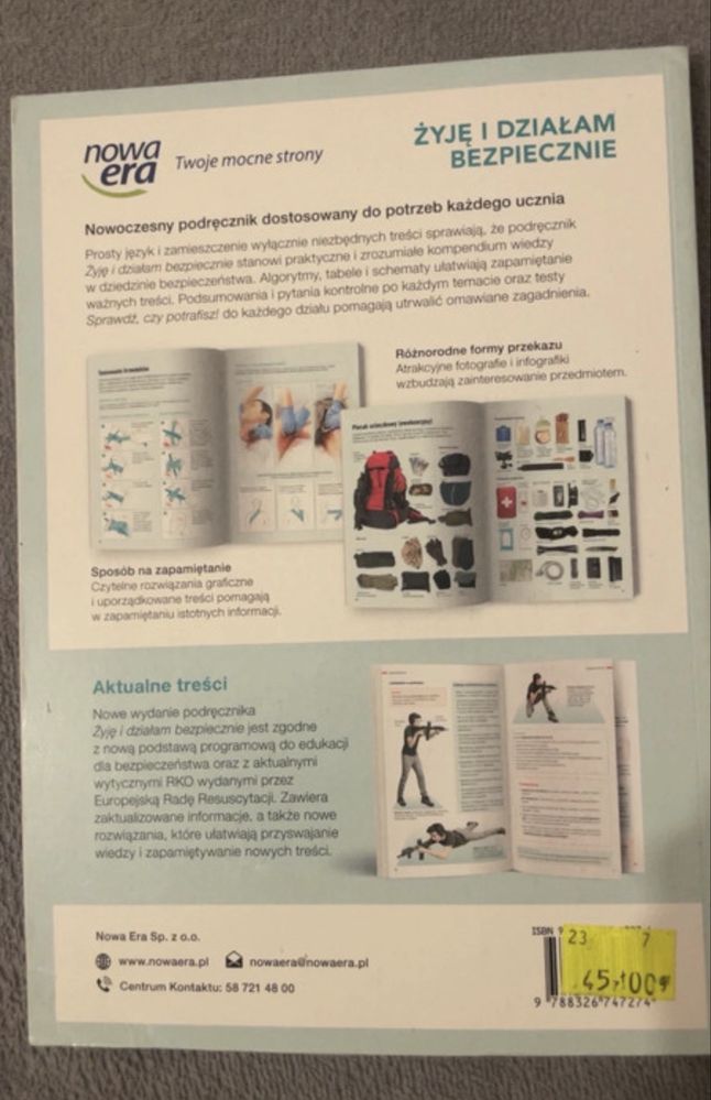 podręcznik Żyję i działam bezpiecznie EDB 1 liceum