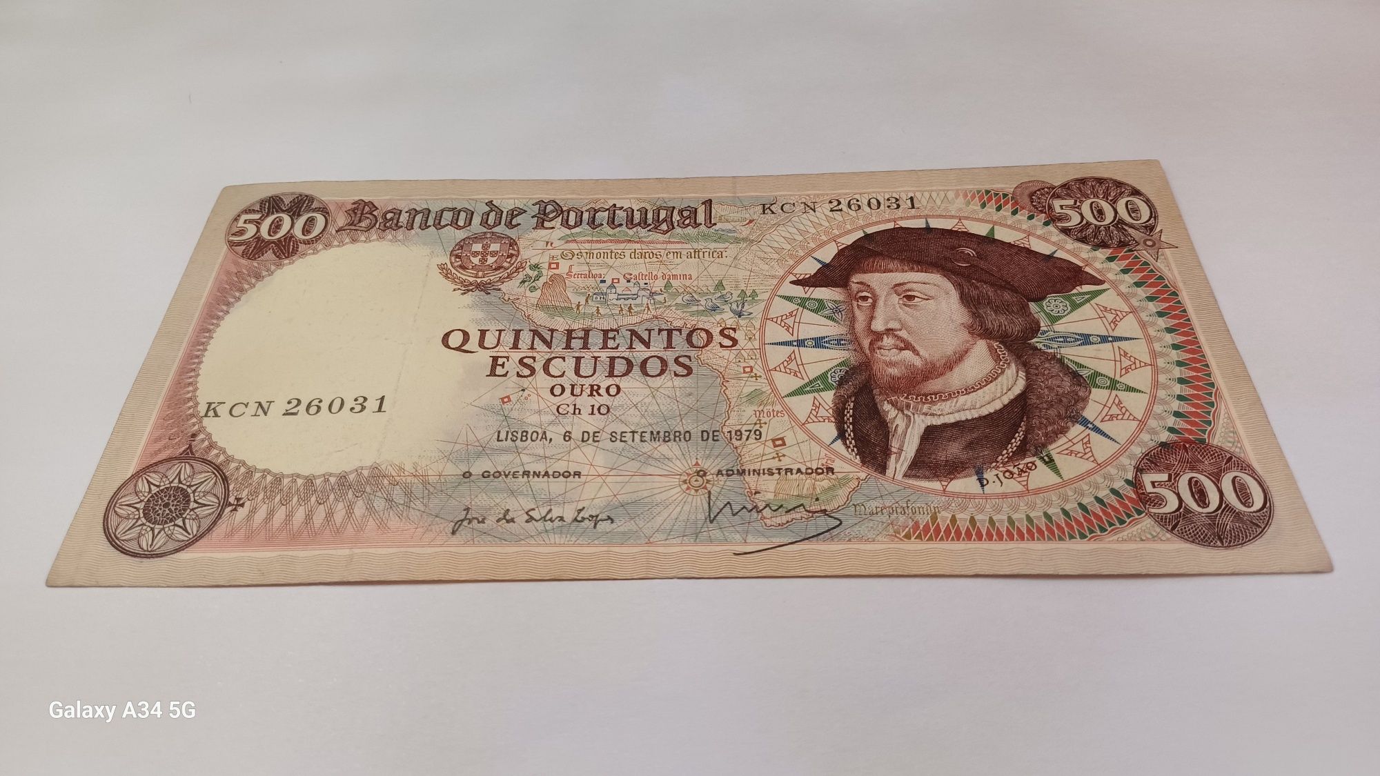 PORTUGAL--500 escudos 1979 D João II