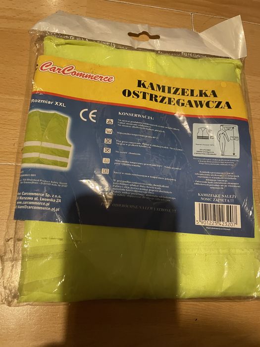 Kamizelka ostrzegawcza rozmiar XXL