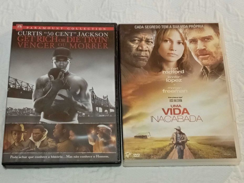 2 dvds: get rich or die tryin' e uma vida inacabada