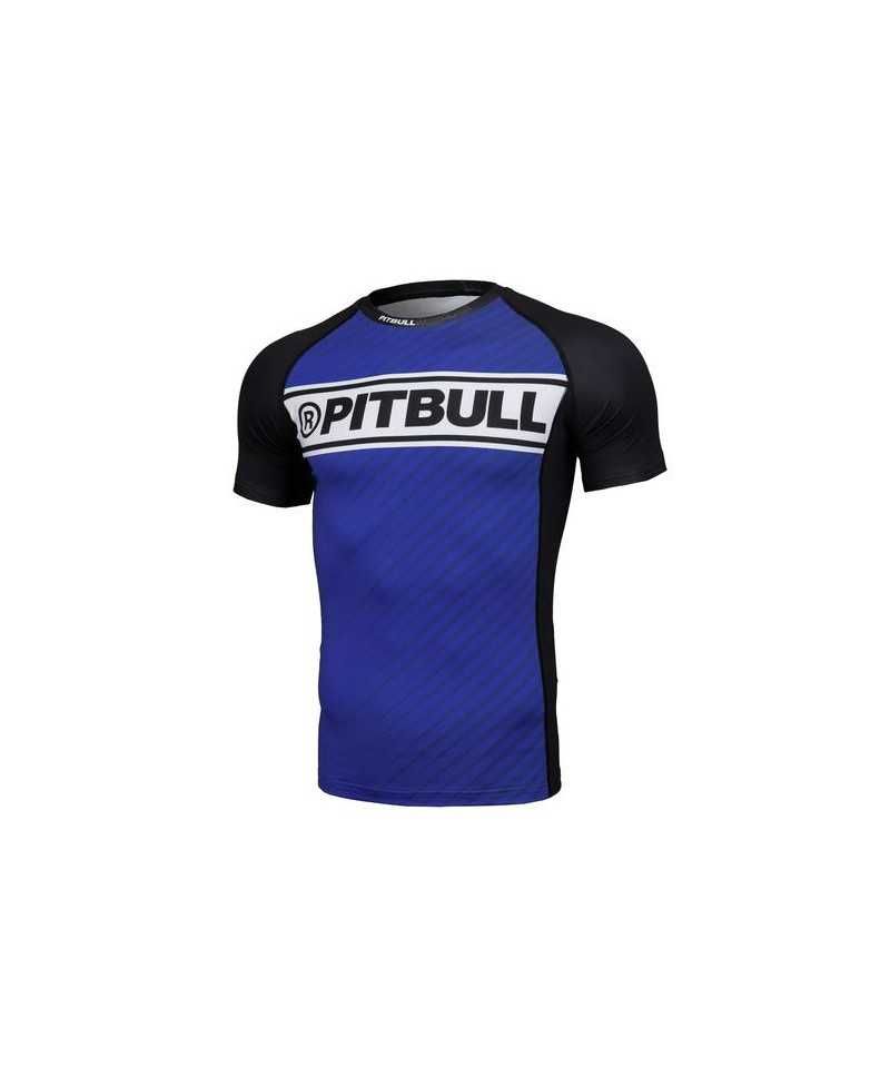 PIT BULL Rashguard CHEST LOGO Niebieski M L