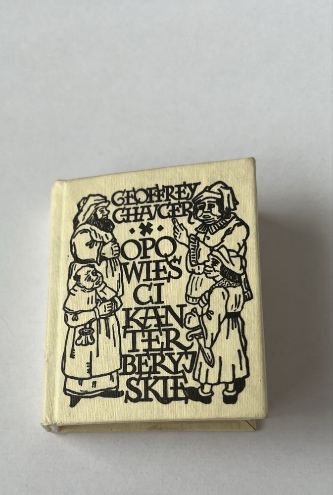 Miniatury książek Opowieści Kanterberyjskie 1987r