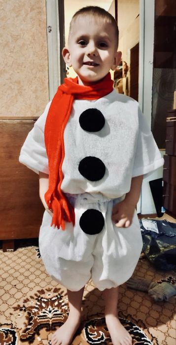 Костюм сніговика 100 см