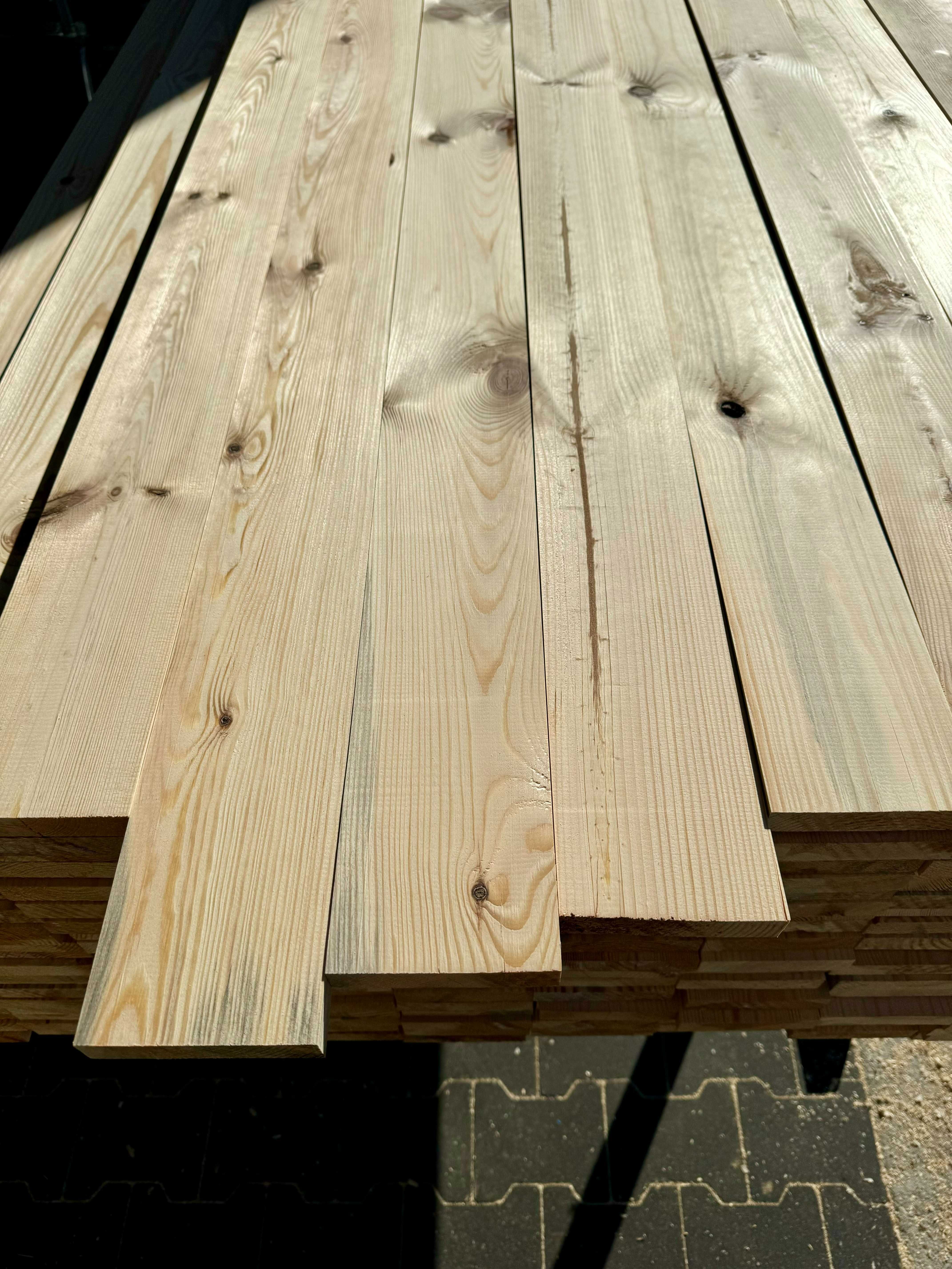 Deska strugana czterostronnie 25x125 Deska do obróbki Deska tarasowa