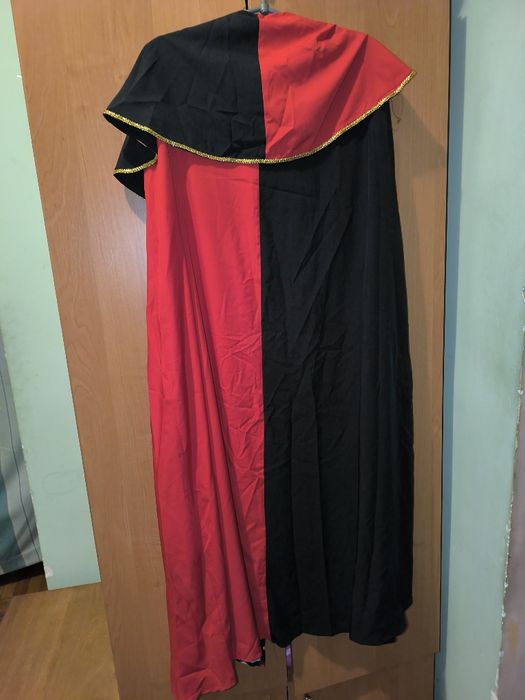 Карнавальный плащ,Костюм Красной Королевы,Королевы Червей,взрослый