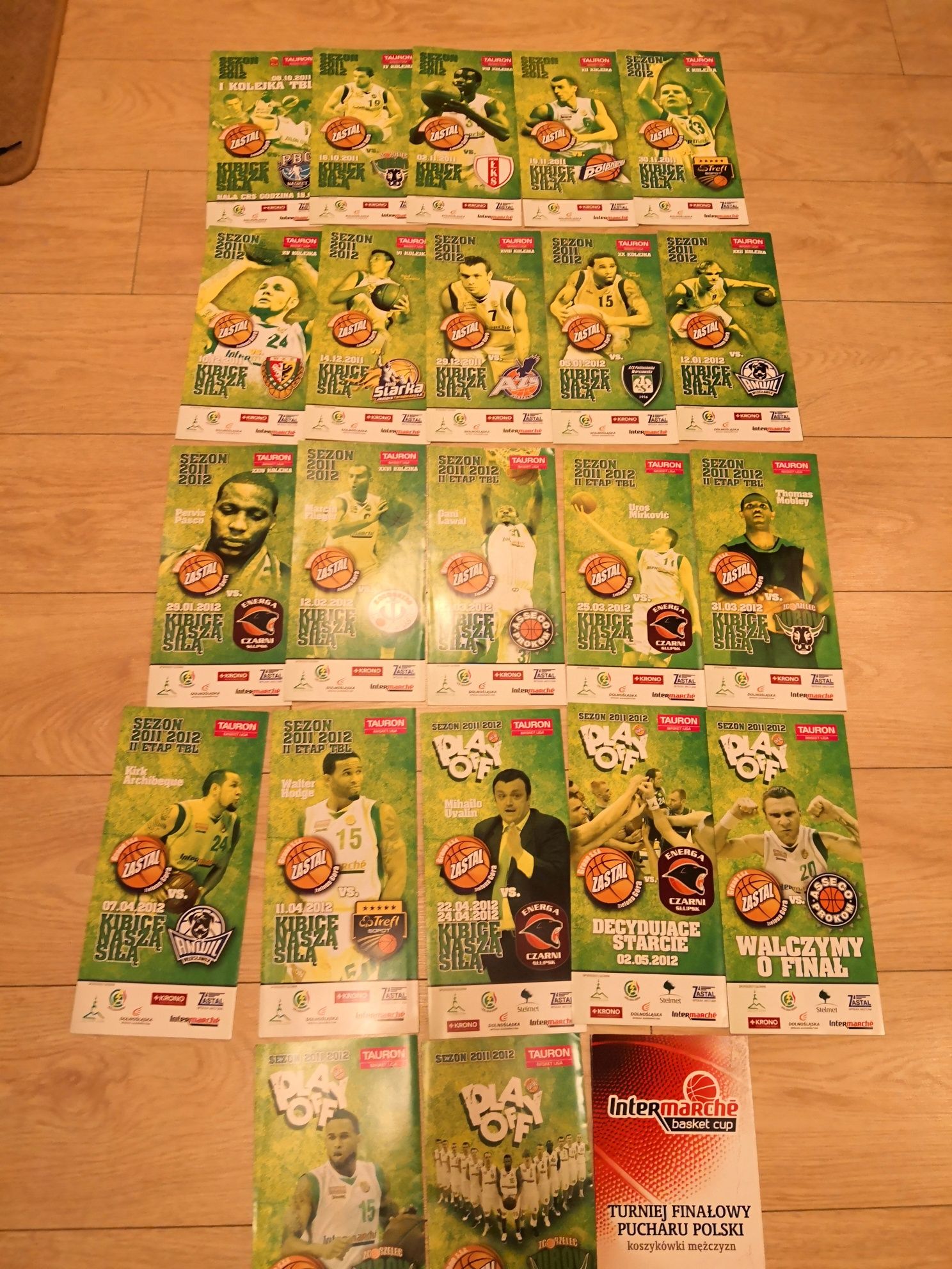 Programy zawodów Zastal Stelmet Zielona Góra Basket Zg koszykówka