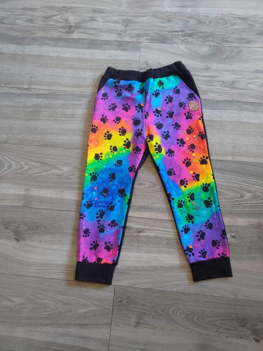 Spodnie dla dziewczynki 110 handmade