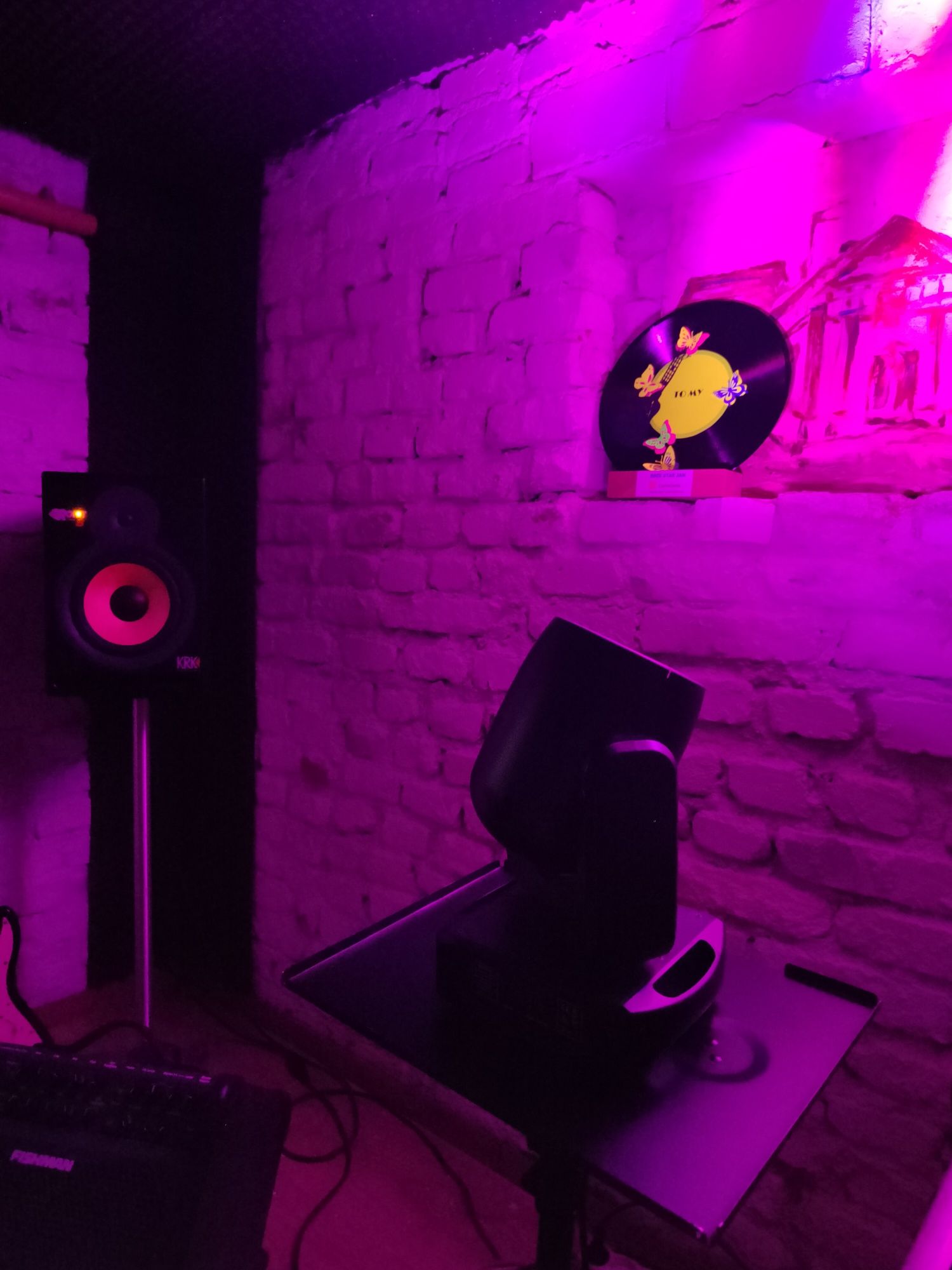 Ruchoma głowa(głowica LED) spot.150W  Be Eyes 6x25  1x75W..Jak nowe,