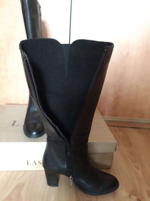 Kozaki Lasocki skórzane