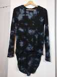 Granatowy top Reserved 36/S bluzka tie dye koszulka podkoszulek bluza