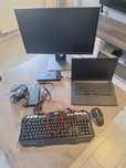 Zestaw dell latitude 7490 i7, stacja WD19S, monitor Dell U2414H
