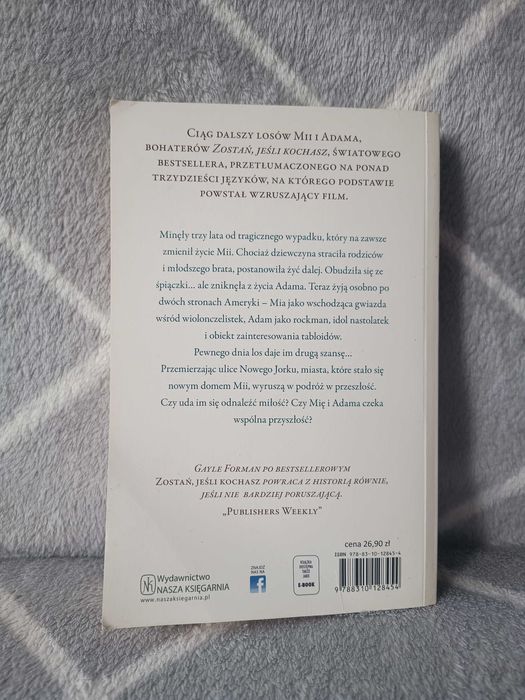 Książka wróć, jeśli pamiętasz, Gayle Forman