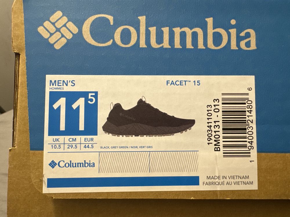 Nowe buty Columbia Facet ™ 15 męskie