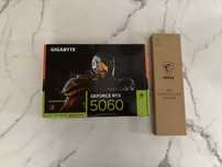 Nowa karta graficzna RTX 5060 8GB + uchwyt MSI – komplet, zapakowana