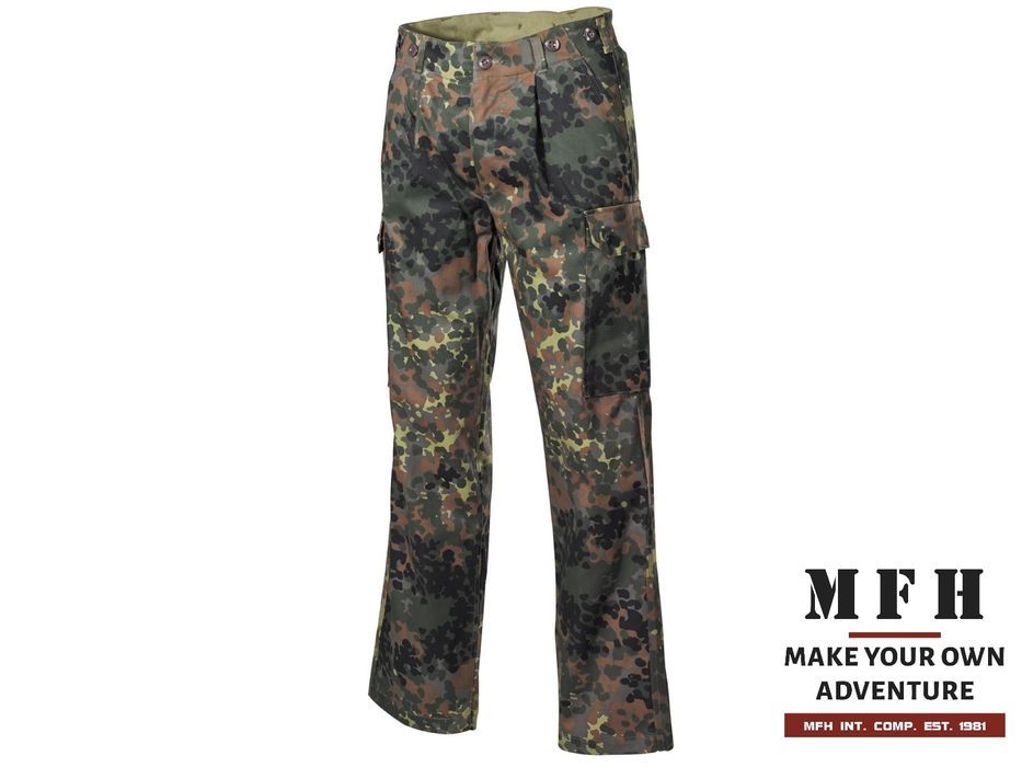 spodnie bundeswehra flecktarn 66