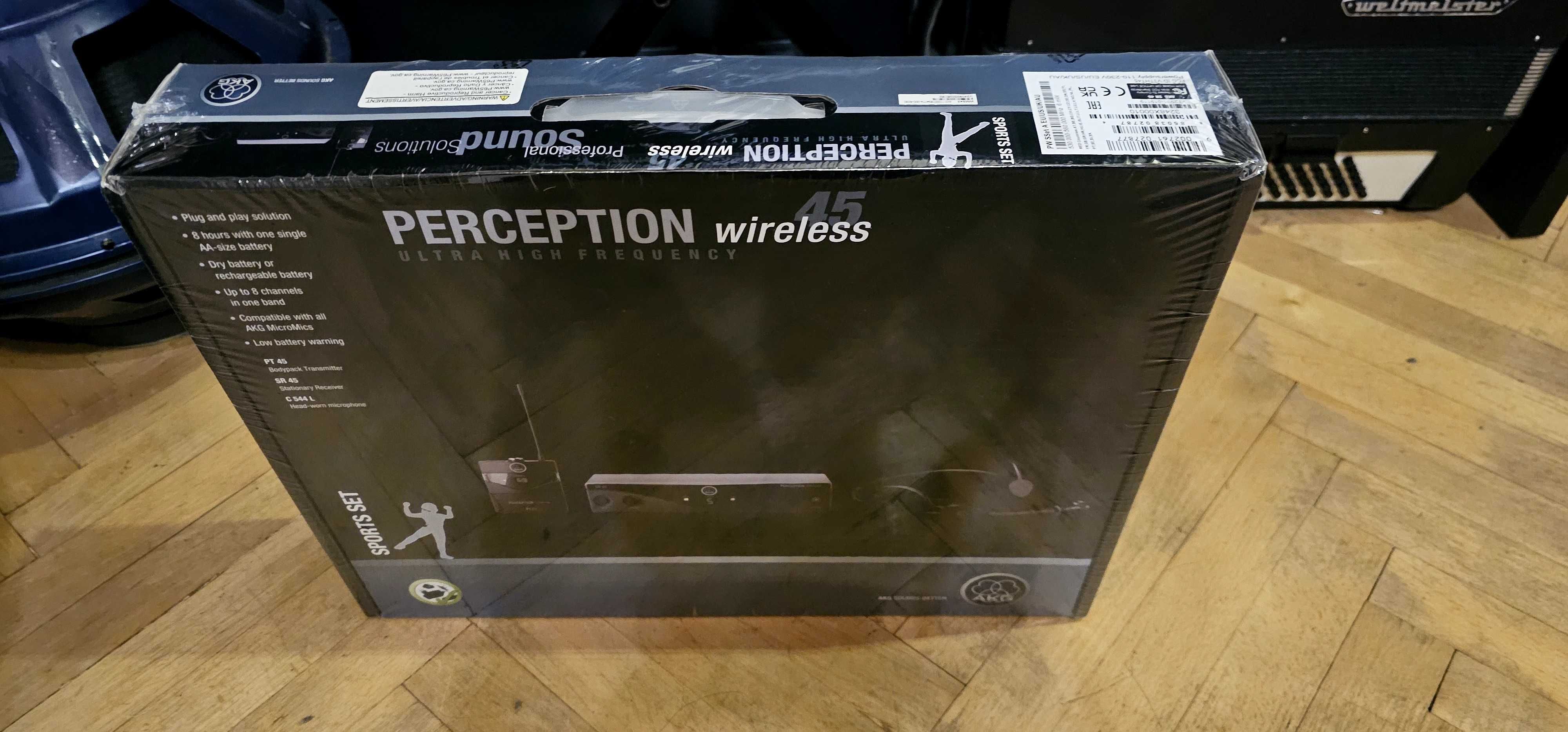 Akg wms 45 set . Nowy. Nowy. Zapieczętowany. W blistrze.